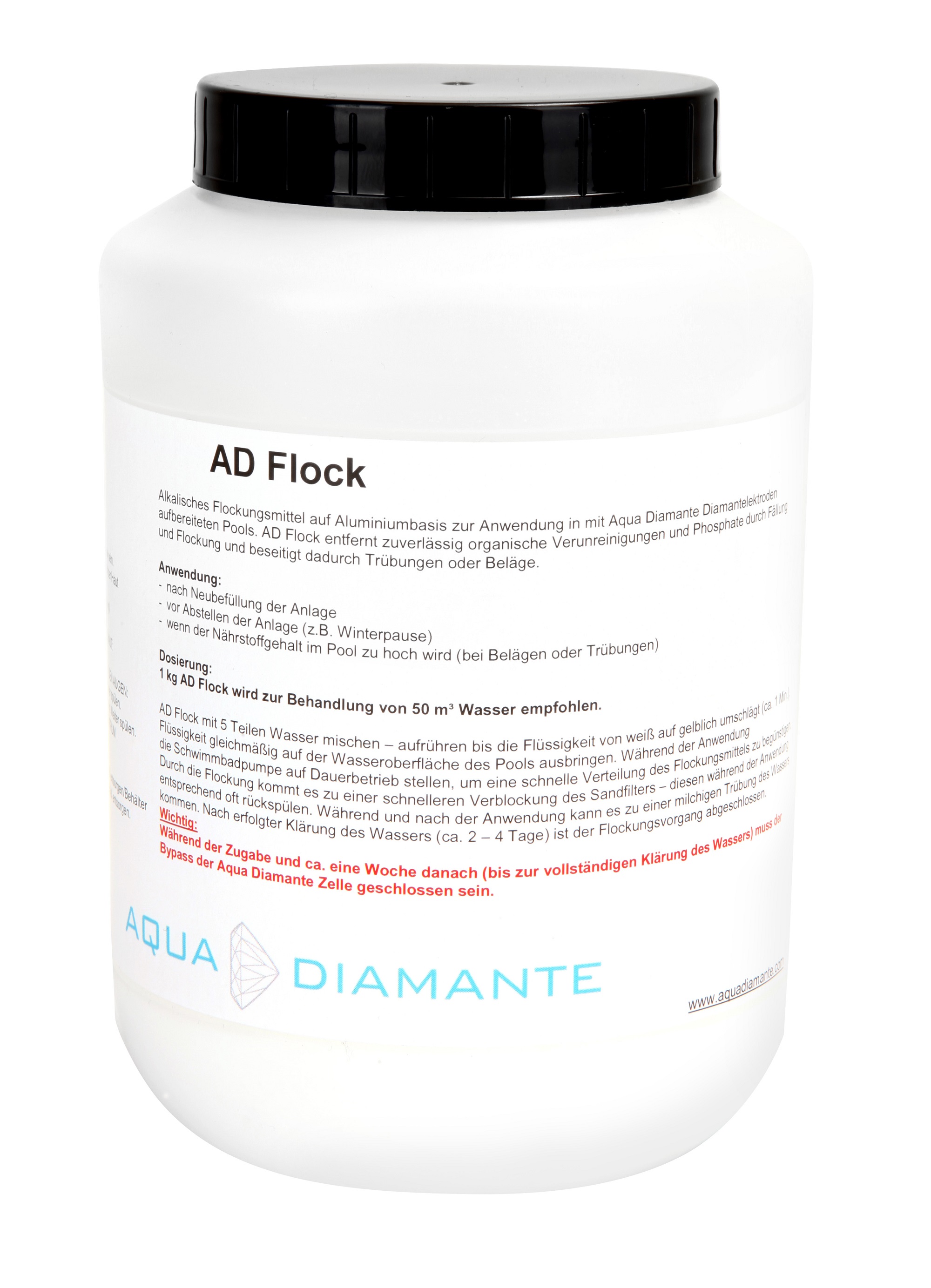 Aqua Diamante Flock