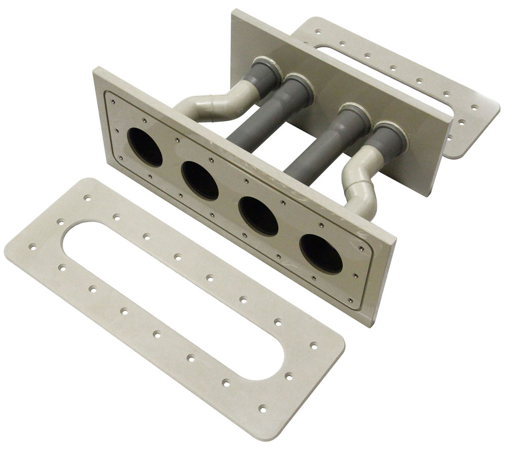 FlowBlow Wall duct double flange