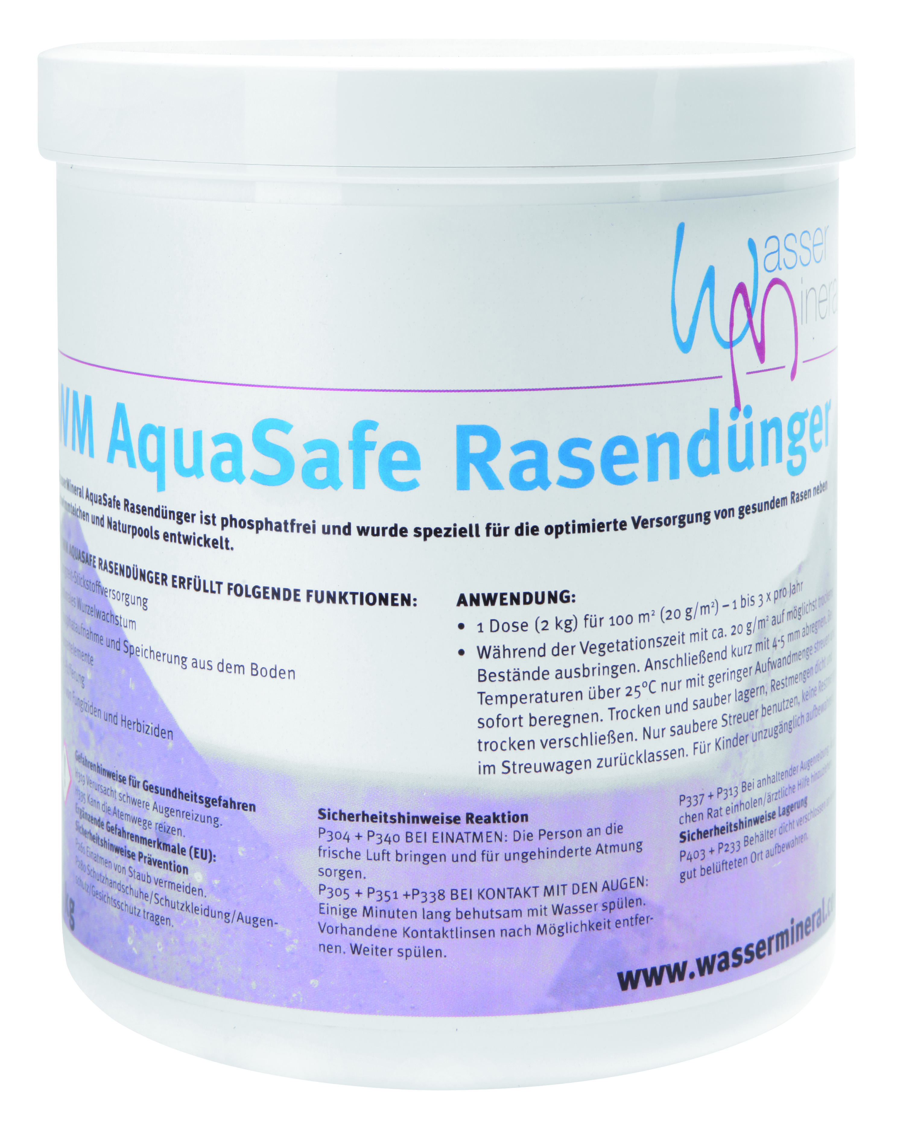 WM AquaSafe lawn fertilizer